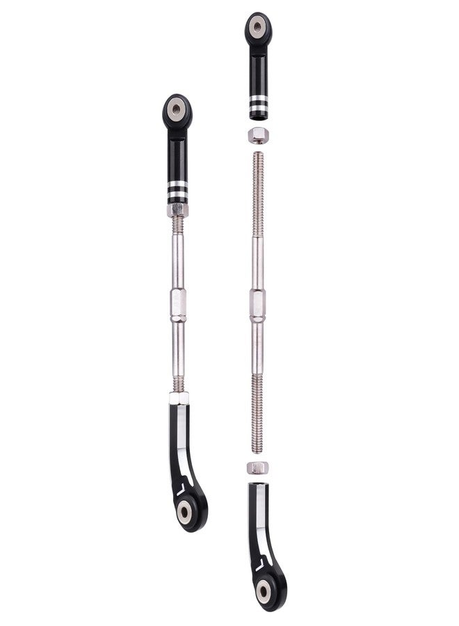 AllinRC Aluminum Steering Camber Link Set Toe Link Steering Linkage Turnbuckles and Camber Links for Arrma 1/8 Kraton/Notorious 6S BLX Upgrades Parts (Black) - Image 2